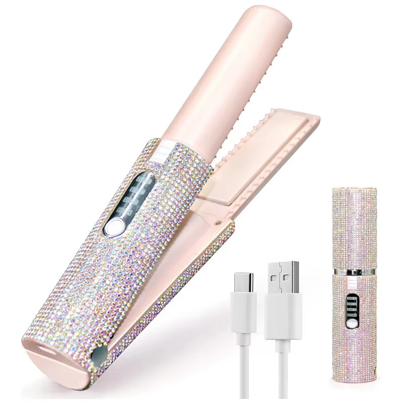 Wireless Gemstone Hair Straightener